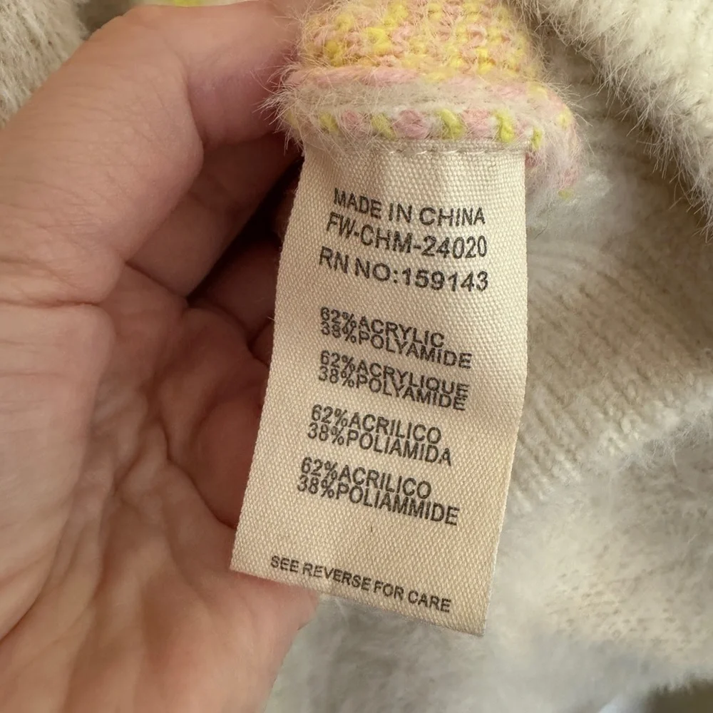 FRNCH Maeko Sweater in Cream Size S